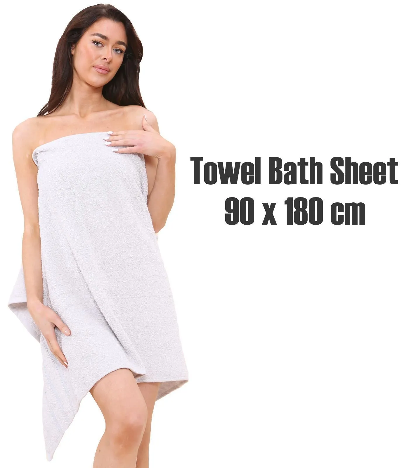 3 Pack Egyptian Cotton Soft Bathroom Towels