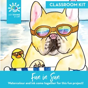 Art Kits   Video Tutorial | Watercolour Painting Project | Fun in the Sun (Classroom Kit)