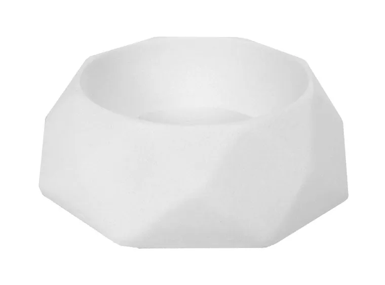 Faceted Pet Bowl