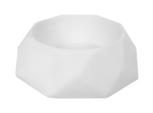 Faceted Pet Bowl