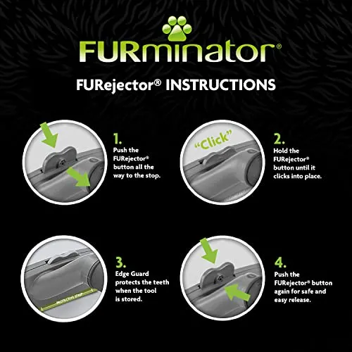 Furminator Undercoat Deshedding Tool Medium Short Hair Dogs 9 to 23 Kg T691665