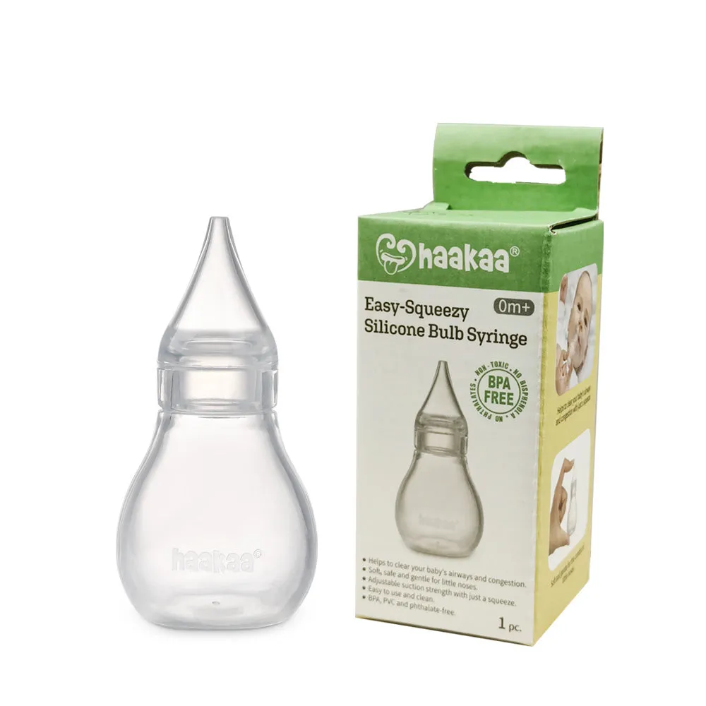 Haakaa Easy-squeezy Silicone Bulb Syringe (0m )