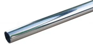Radsnaps Radiator Pipe Covers - Chrome - 200mm (8") x 15mm x 10