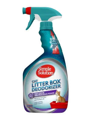 Simple Solution Cat Litter Box Odor Eliminator For Cats 32oz