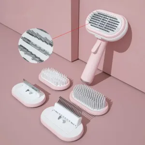 Ultimate Pet Grooming & Massage Tool for Fur and Shedding Care